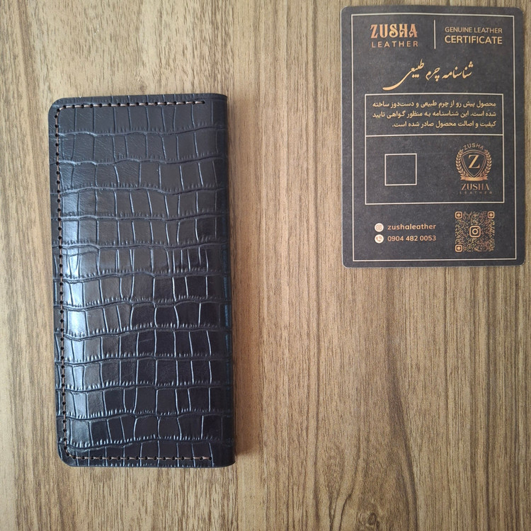 کیف پول چرم کتی مدل بردیا