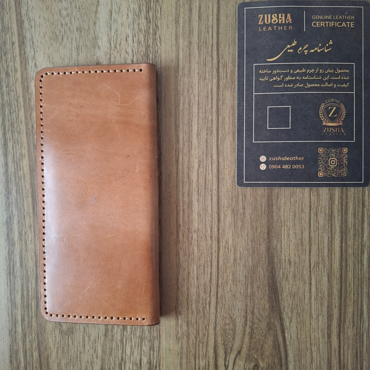 کیف پول چرم کتی مدل بردیا