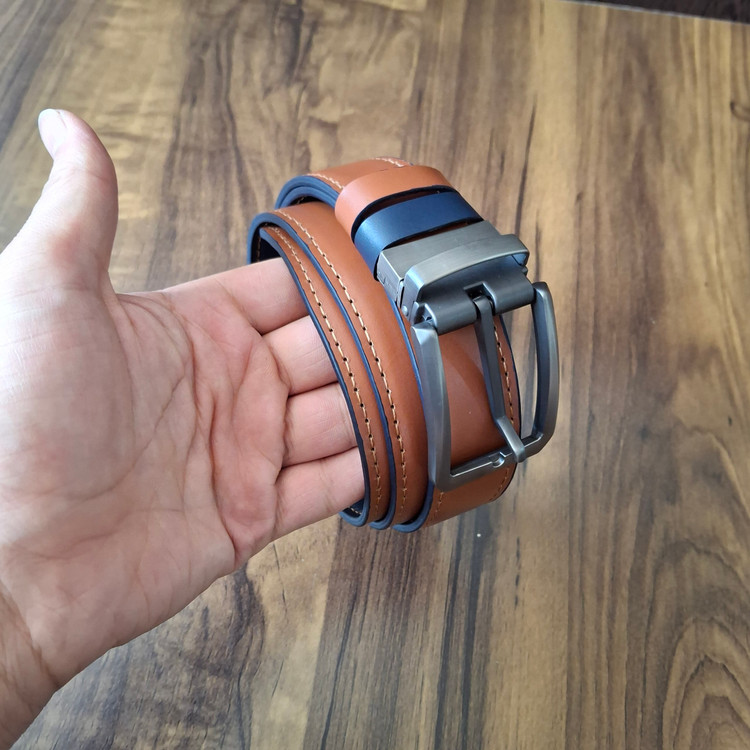 کمربند چرم سگک زبانه دار زوشا چرم