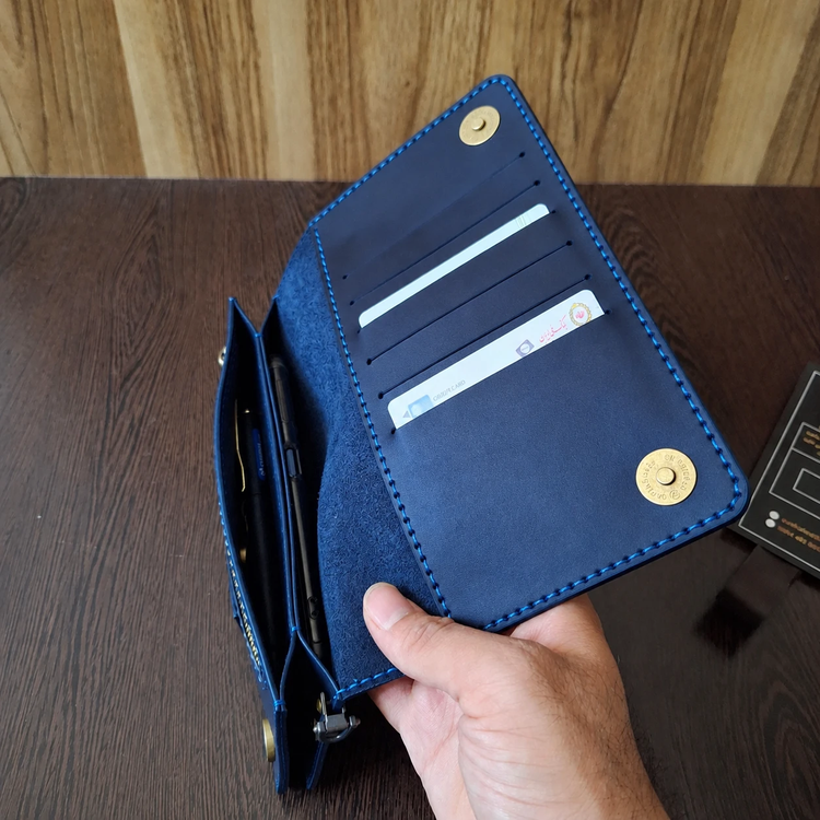 کیف دستی مدارکی چرم طبیعی