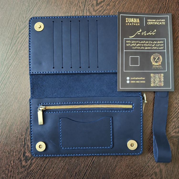 کیف دستی مدارکی چرم طبیعی